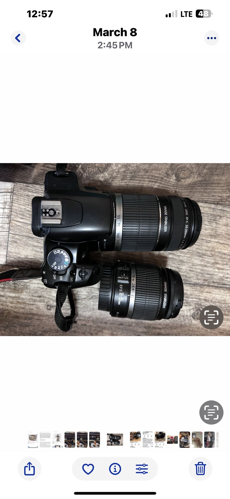 Canon EOS REBEL 35 MM XSI