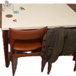 Vintage Acorn Walnut dining table set