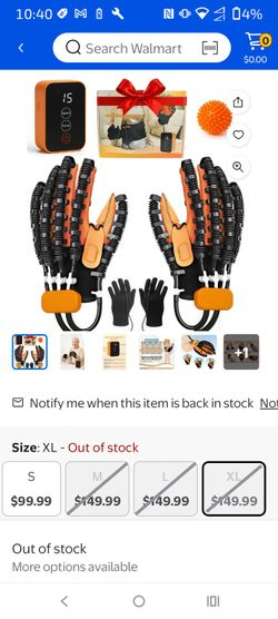Rehabilitation robot glove RETAILS$150 ...ON SALE $90 OBO