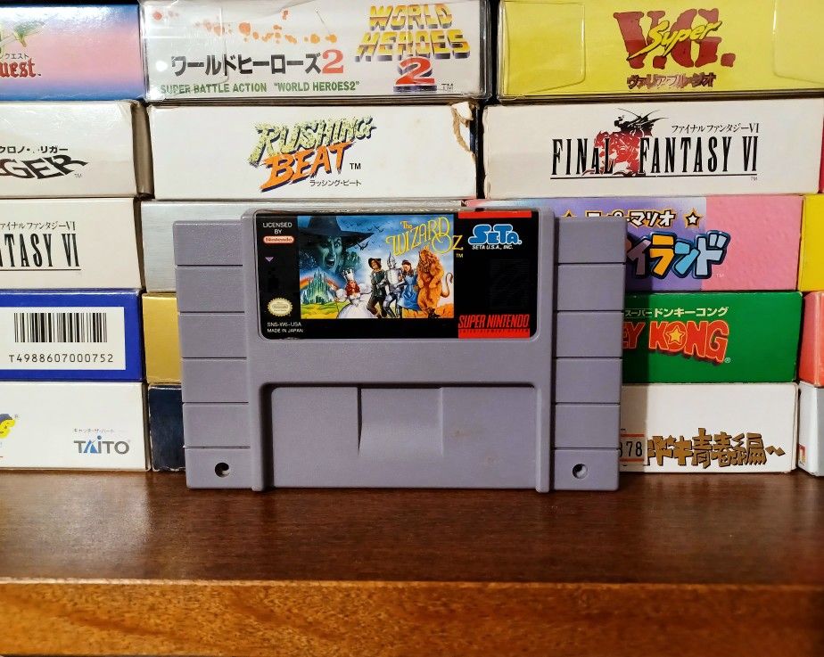 The Wizard Of Oz Rare Super Nintendo Game