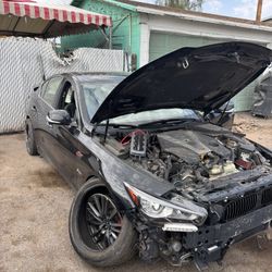 2018 Infiniti Q50s Red Sport 400 Part out