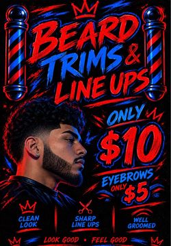 BEARD TRIMS/EYEBROWS