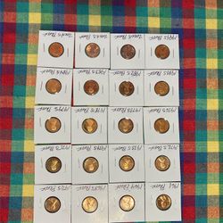 20 BEAUTIFUL LINCOLN PROOF PENNIES
