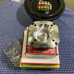 New Genius  Audio 4” Aluminum Bullet loud Tweeter  $35 each  
