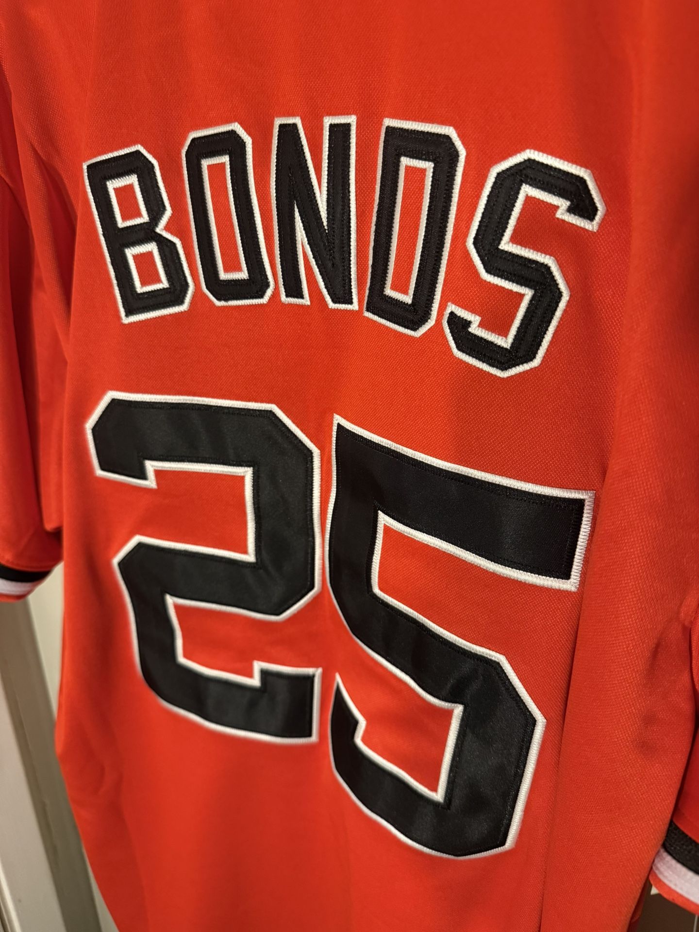 応援グッズ Barry Bonds San Francisco Giants jersey Barry Bonds San Francisco Giants Men's Alternate Black Jersey w