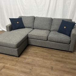 Cindy Crawford Grey Sectional Couch With Chaise DELIVERY 🚚