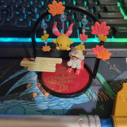 Pokemon Re-Ment "Funwari Yurarin" (Softly Swaying) Hisuian Growlithe & Chingling