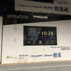 Kenwood Dmx57s Apple CarPlay And Android Auto Stereo
