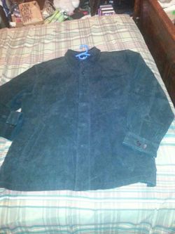 Van Heusen suede coat xl