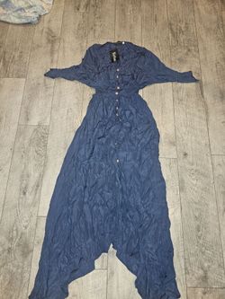 Blue dress womans