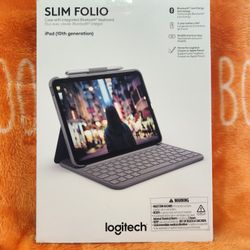 Logitech Slim Folio Ipad Bluetooth Keyboard (10th Generation)