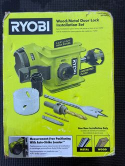 Ryobi Wood/Metal Door Lock Installation Set