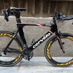 Tri Bike Carvel P2 56cm With Zip 808 Wheel Set
