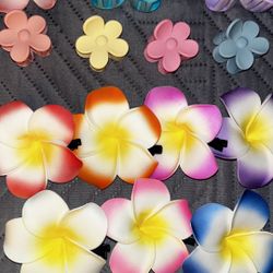 Flower Hair Clips