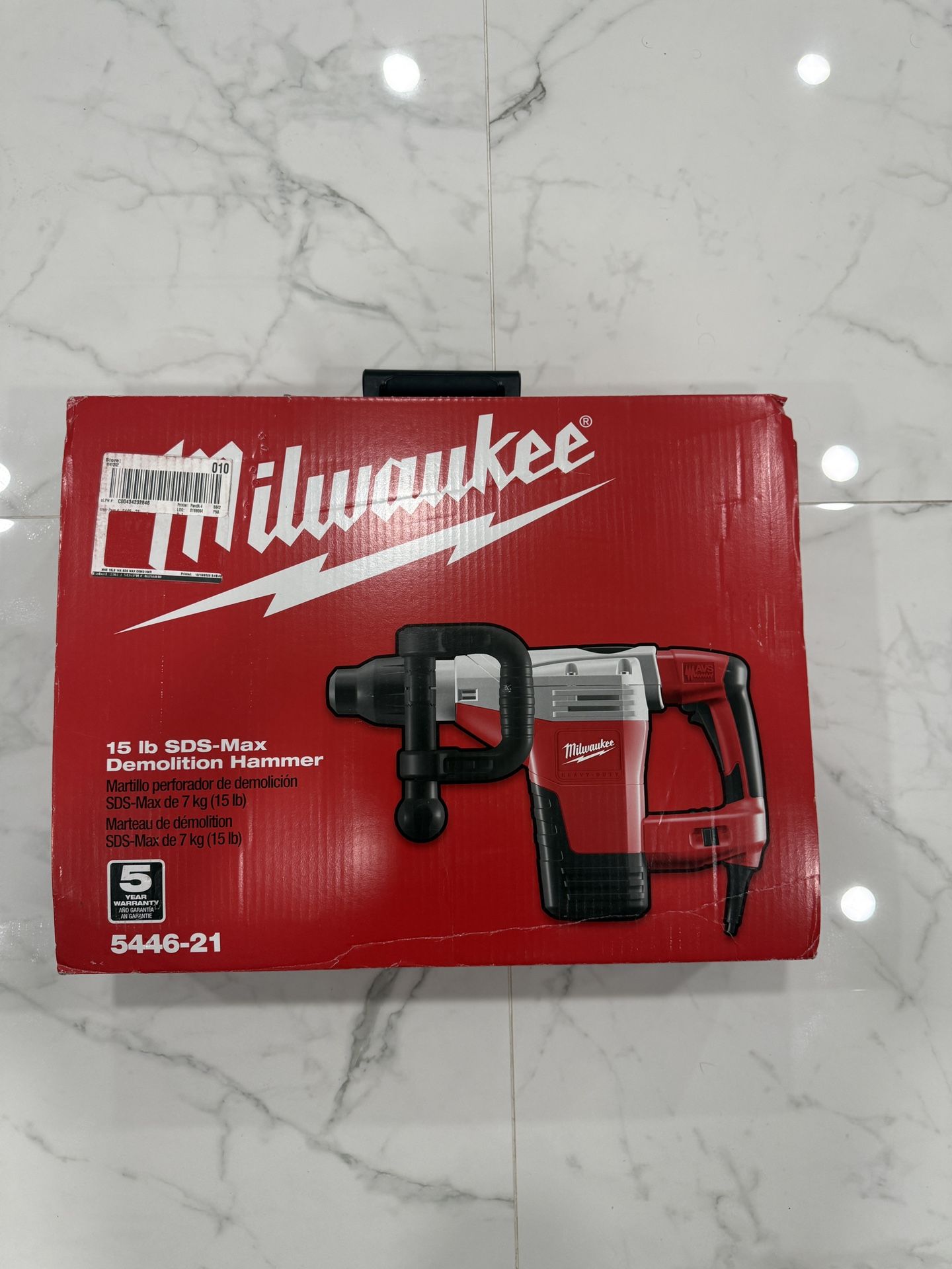 Milwaukee SDS-MAX Demolition Hammer