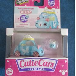 Shopkins Cutie Cars Fairycake Racer QT3-17 - Includes Mini Shopkin - Brand New