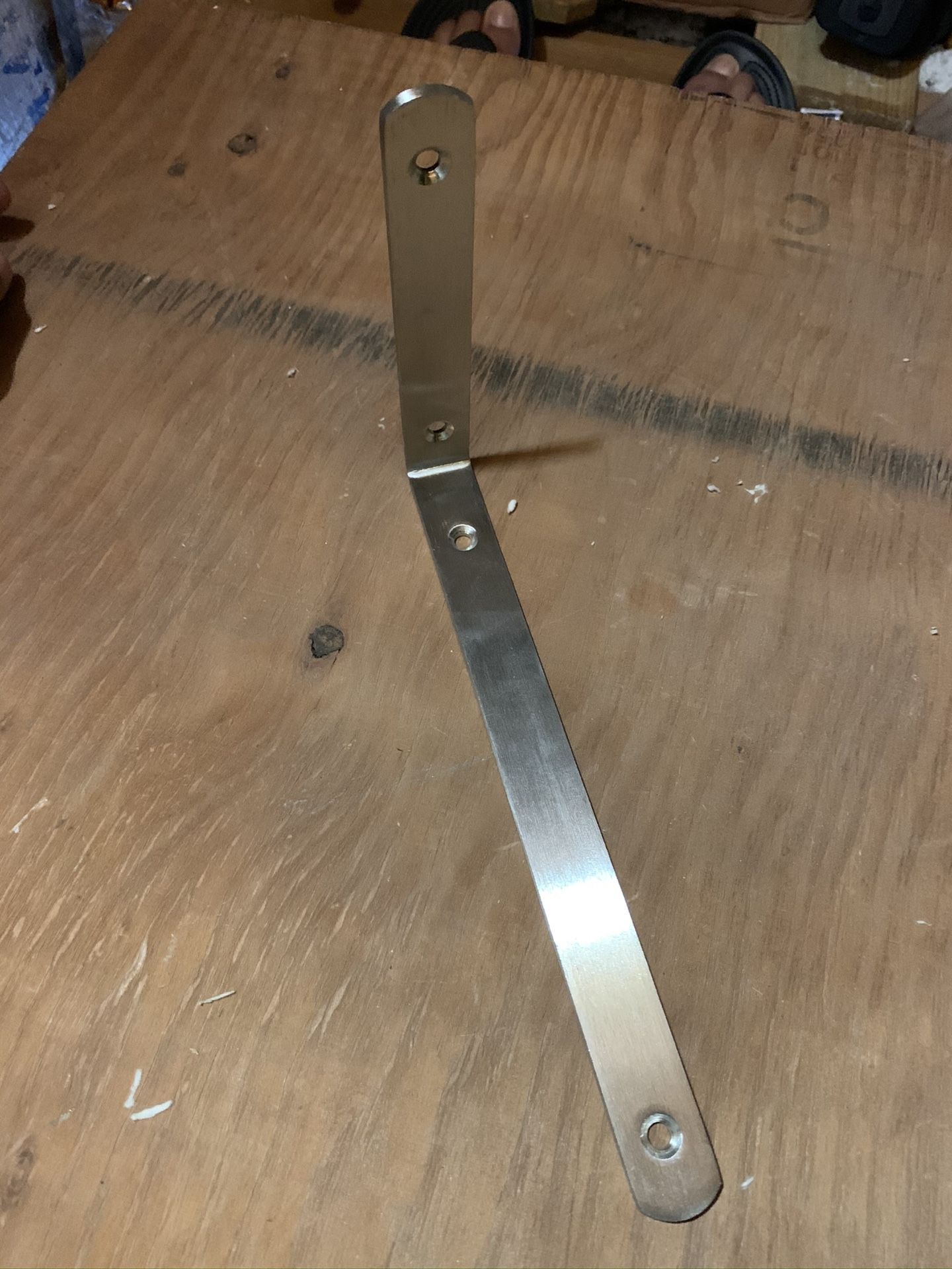 Stainless steel Shelfs brackets 10” x 6”