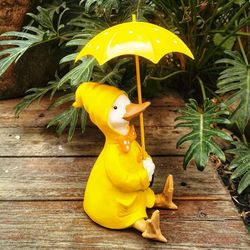 Outdoor garden decorative ornaments - ducks for open - air yards, villas, homestays, courtyards, balconies. Internet - famous landscaping animal