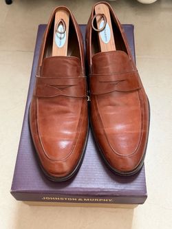 Johnston&Murphy tan loafers