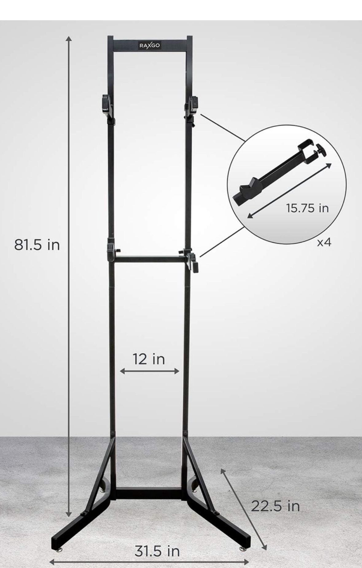 2 Bicycle Floor Storage Stand, Foldable