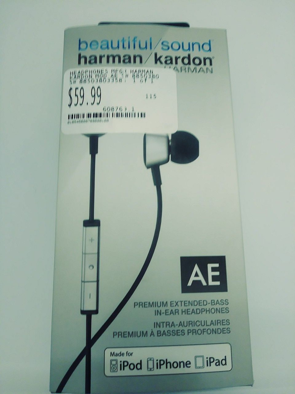 Harmon Kardon AE ear buds.
