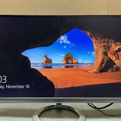 ASUS MX279H 27” Full HD IPS Monitor – Frameless Design, Built-in Speakers, HDMI/VGA