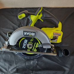 RYOBI ONE+ HP 18V Brushless Cordless Compact 6-1/2 in. Circular Saw (Tool Only)
