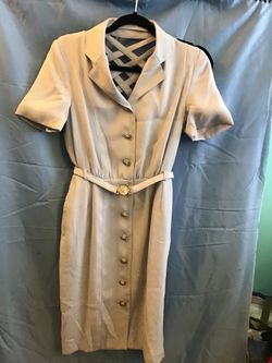 LADYS LT BLUE DRESS,  6 PETITE $10.00