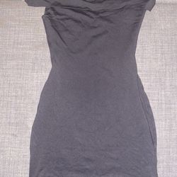 Aritzia Black Off The Shoulder Dress Xs