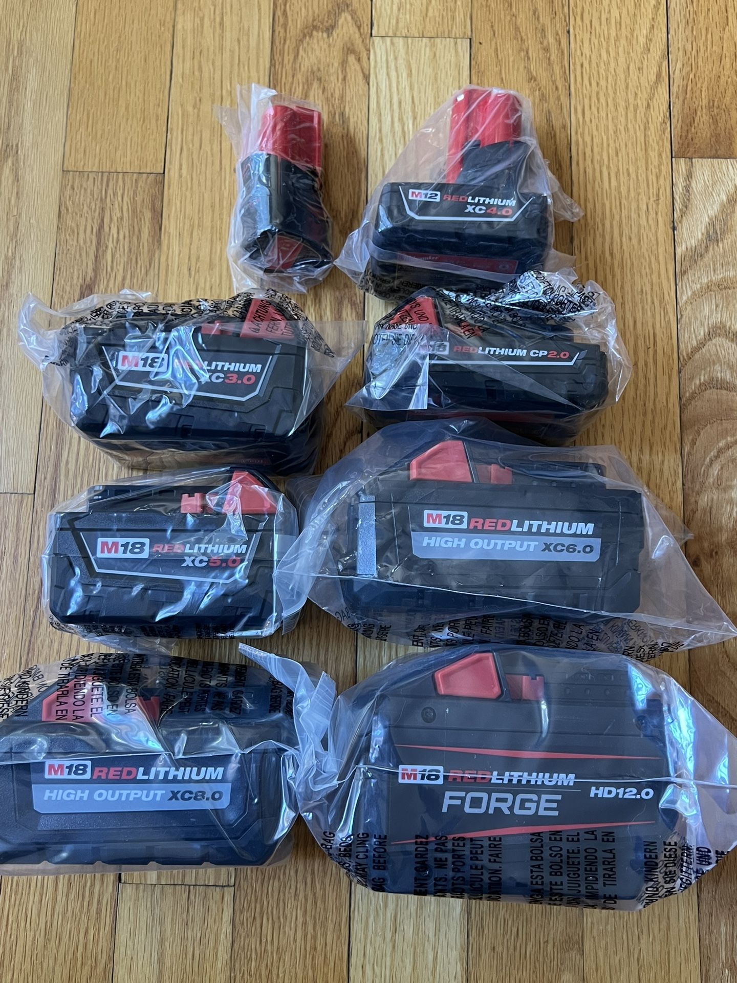 *NEW* OEM Milwaukee M18 / M12 Batteries — Please read the description for the price