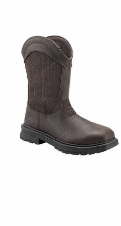 HERMAN SURVIVORS - SIZE: 13 Leather Granite Pull-On Steel Toe Work Boots - NEW!