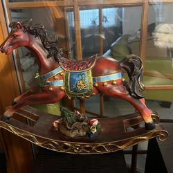 Vintage Rocking Horse Figurine- $75 OBO