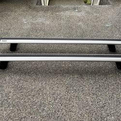 Thule Wingbar Evo Car Roof Rack Full Kit for 2016-2022 Lexus RX  (Flush Rail)