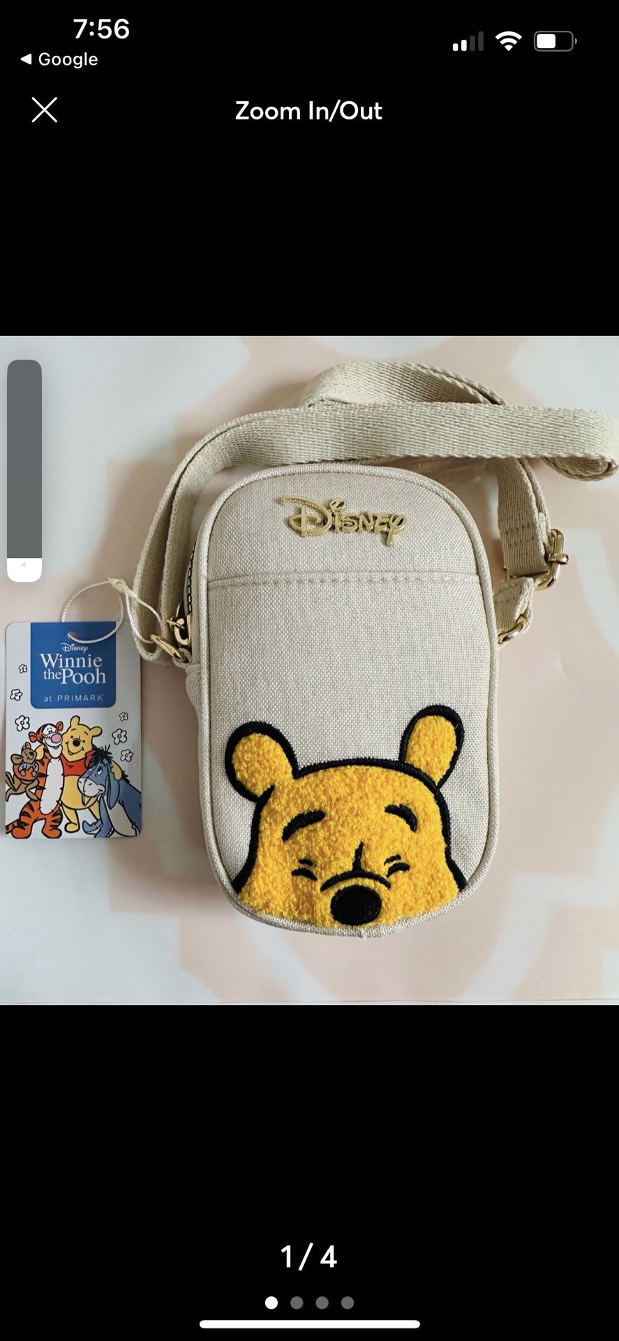 Winnie the Pooh crossbody bag / phone bag