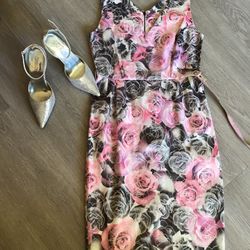 Vintage Betty Page Dress / Heels Size 6 