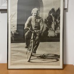 Framed Picture Of Albert Einstein 