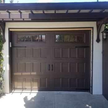 recessed garage doors