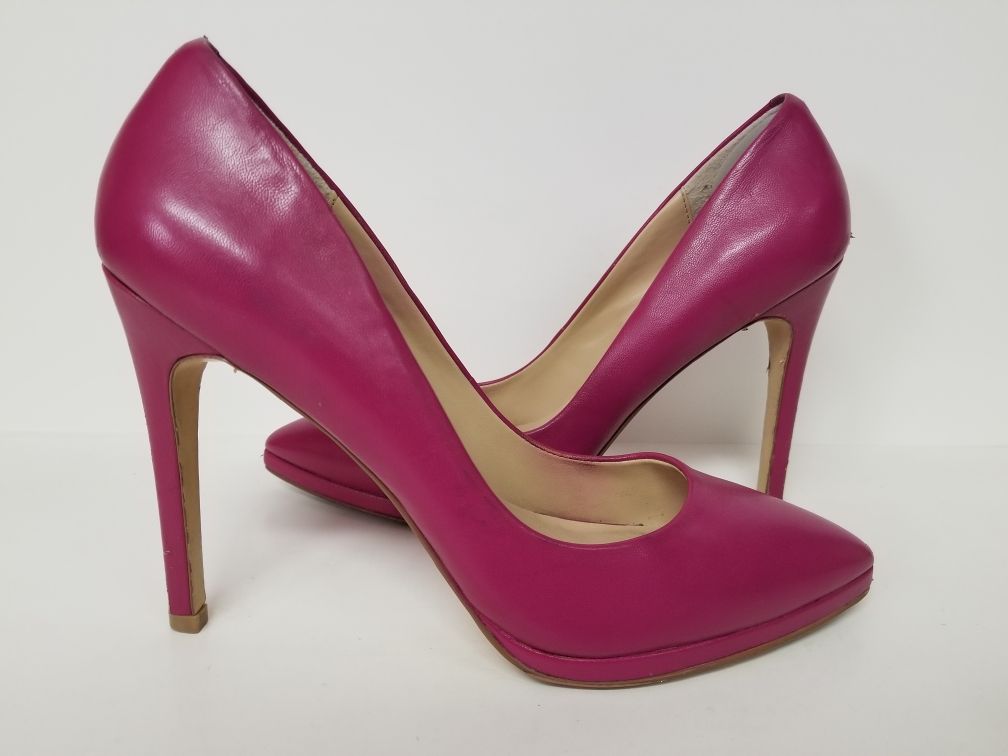 Charles David Heels Size 8.5 M Women Shoes Pumps Closed Toe Pink FREE