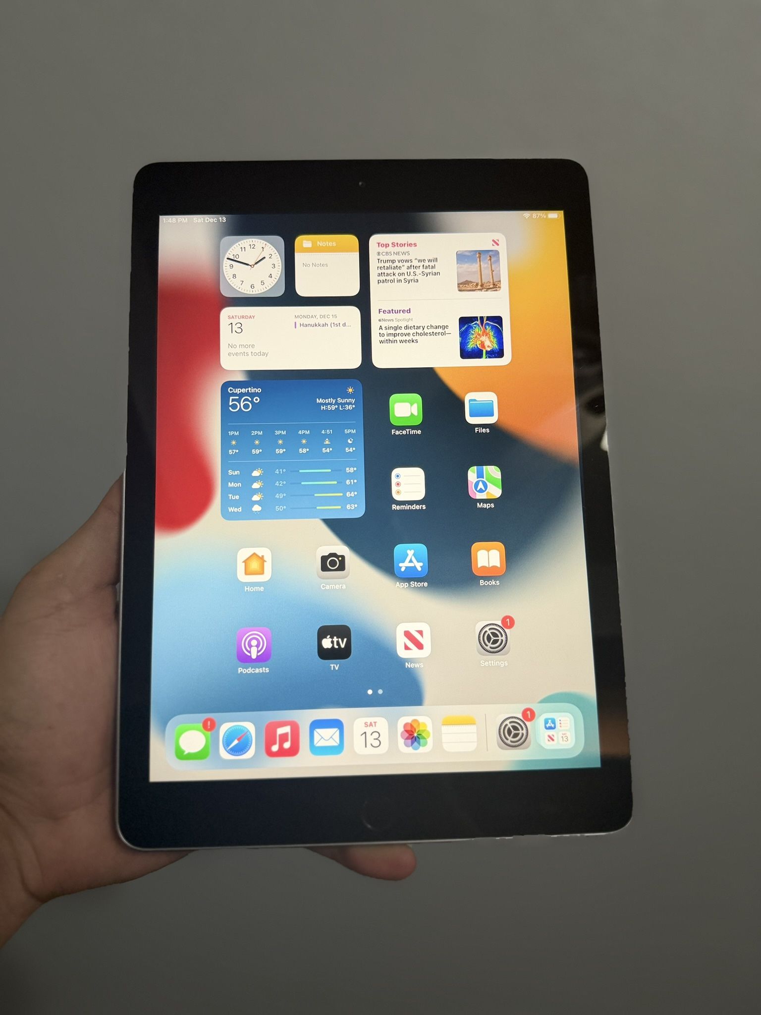 iPad 5th Generation 32Gb A1822 Used Unlocked WIFI FIRM PRICE $59