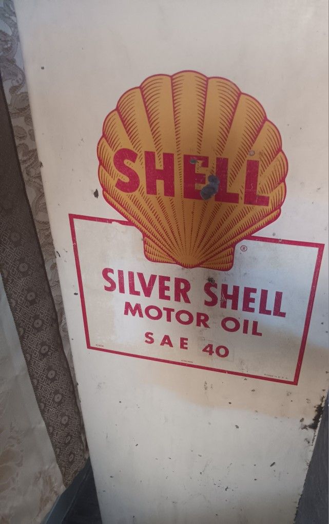 Antique Silver Shell Oil Lubster