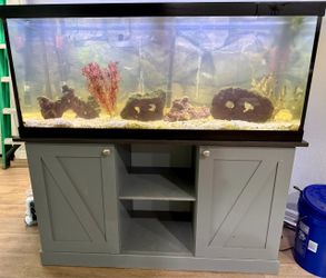 Complete Marineland 75G Fish Tank Setup + Dual Filters Tank Setup No Leaks