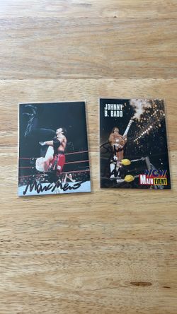 Wwf Marc Mero 2 autograph cards
