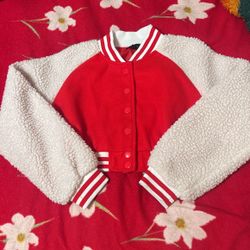 Cropped Jersey Jacket 