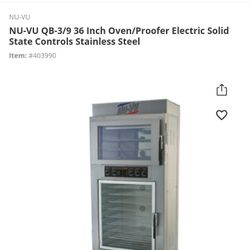 Nu Vu poofer/Oven