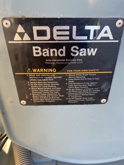 Delta Band Saw 14”