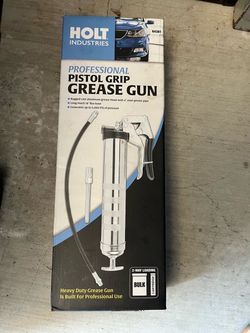Hold pistol grip grease gun