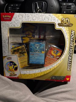 3x Pokémon TCG 30th Celebration Poster Collection Box