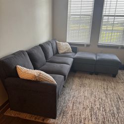 Dark Grey Couch