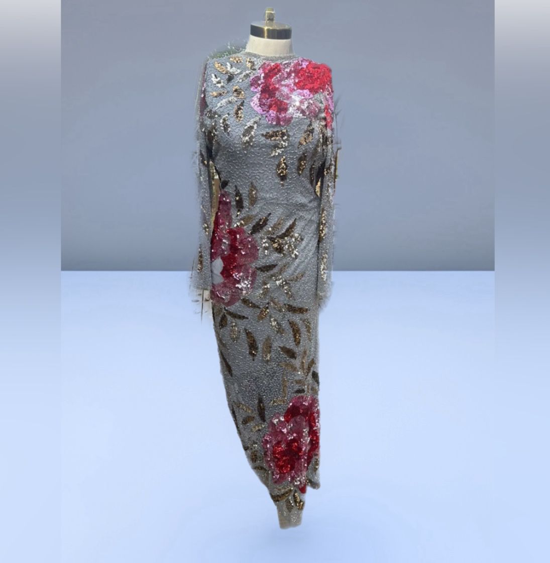 Mac Duggal Long Sequins Dress Size 0 MSRP $800