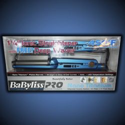 Babyliss 1/4 Hair Straightener Flat Iron (Deep Waver Not Included)